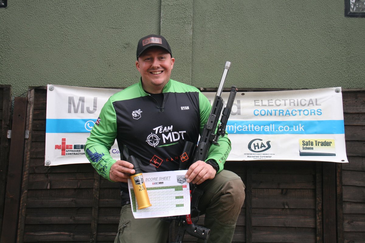 Team MDT success! Congratulations to our UK Team Member Ryan Charlton for taking the win in style at Paintmine Woods PR22 Rimfire Match, with a clean score card! Whilst helping the newer shooters with advice, support and by RO’ing.