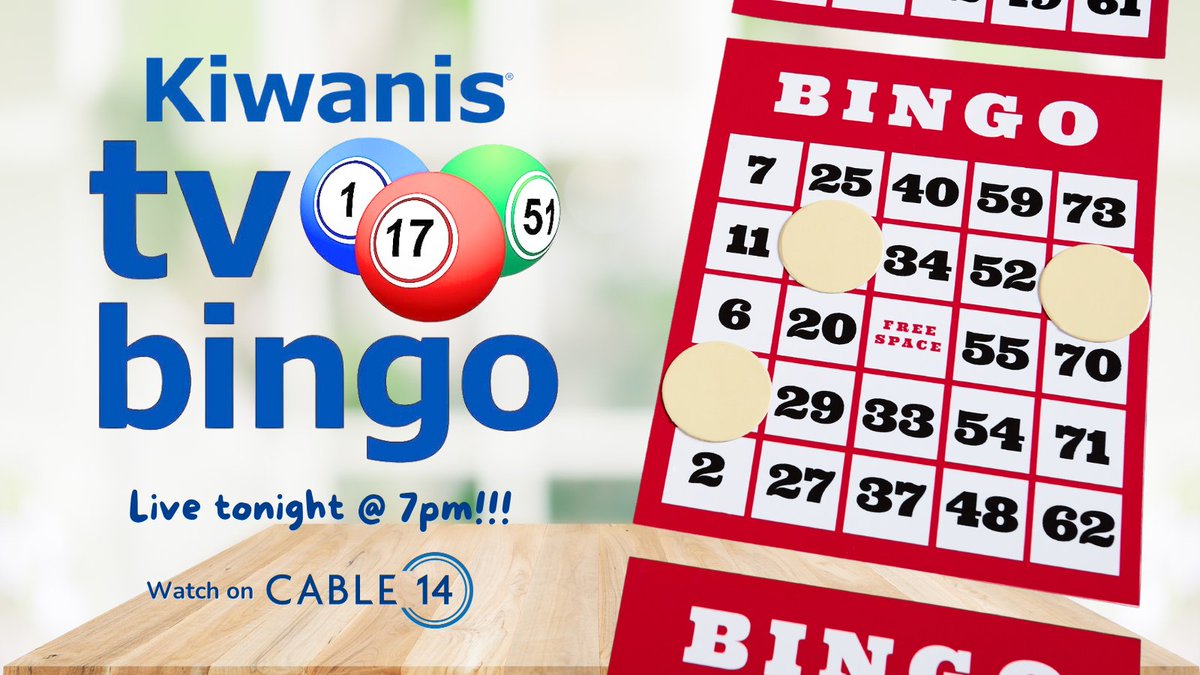 It's Monday!!! Tune into @KiwanisEast #MonsterBingo tonight LIVE at 7pm for your chance to win!! Watch on Cable 14 📺 & cable14.com💻