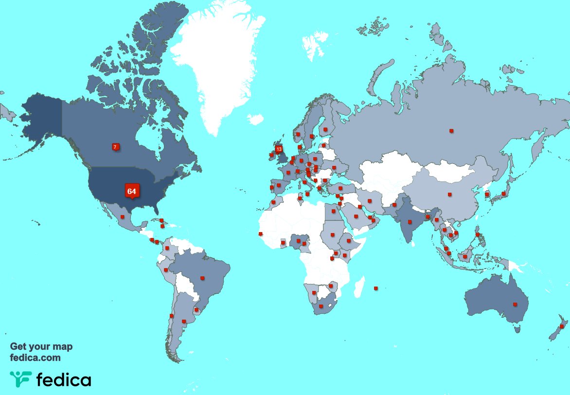 I have 50 new followers from USA 🇺🇸, and more last week. See fedica.com/!p_machor