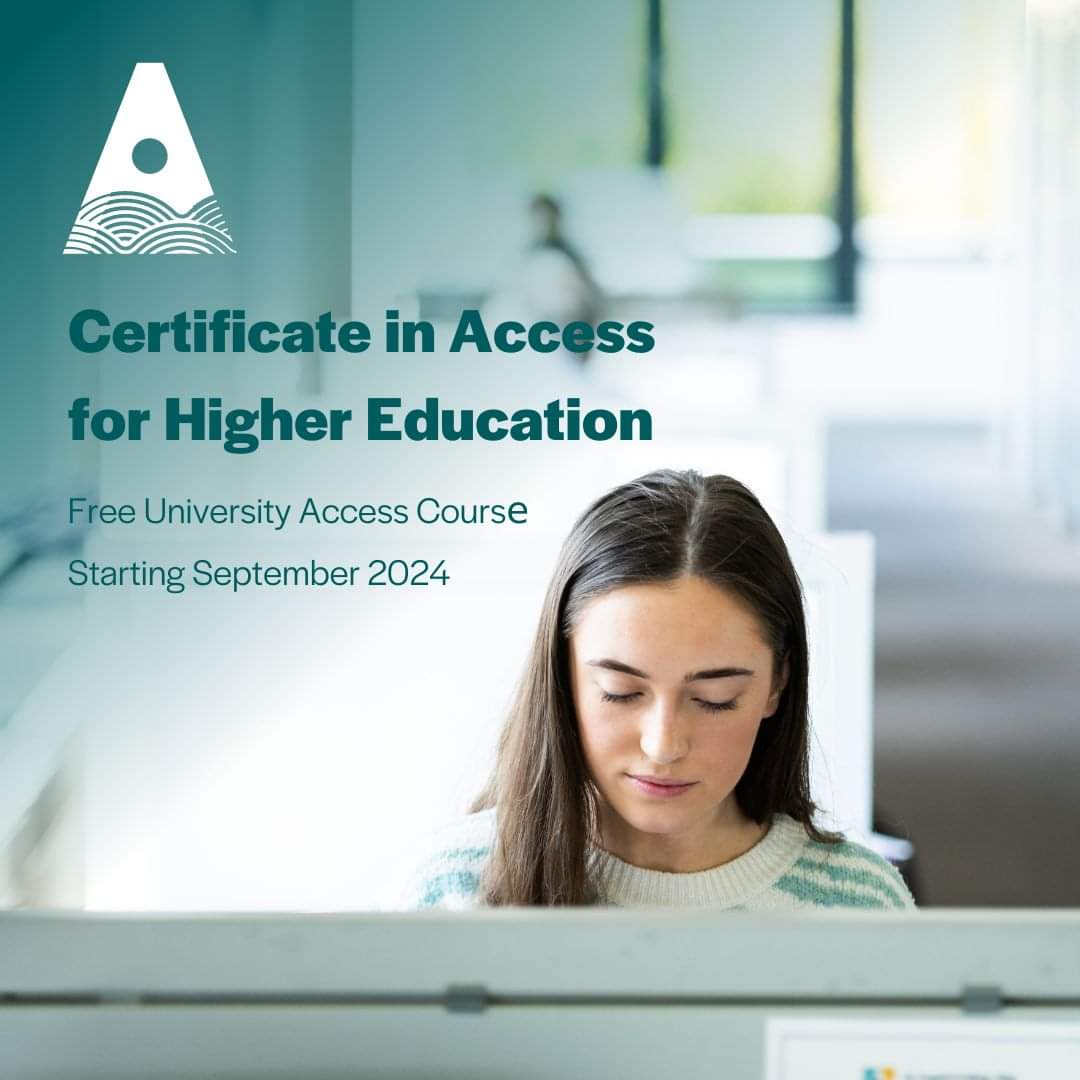 Delighted to announce our Certificate in Access for Higher Education course for September 2024! This 𝗙𝗥𝗘𝗘 course will provide a pathway to multiple undergraduate ATU degrees and is now offered here in Sligo. 👉 loom.ly/GCQOajo #Access #Pathway #EducatonForAll