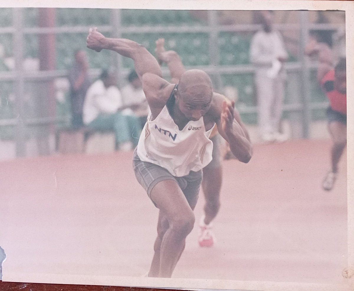 THIS IS WHEN I WAS IN MY PRIME DURING THE ATHLETICS CHAMPIONSHIPS IN NIGERIA, MORE PICTURES TO COME