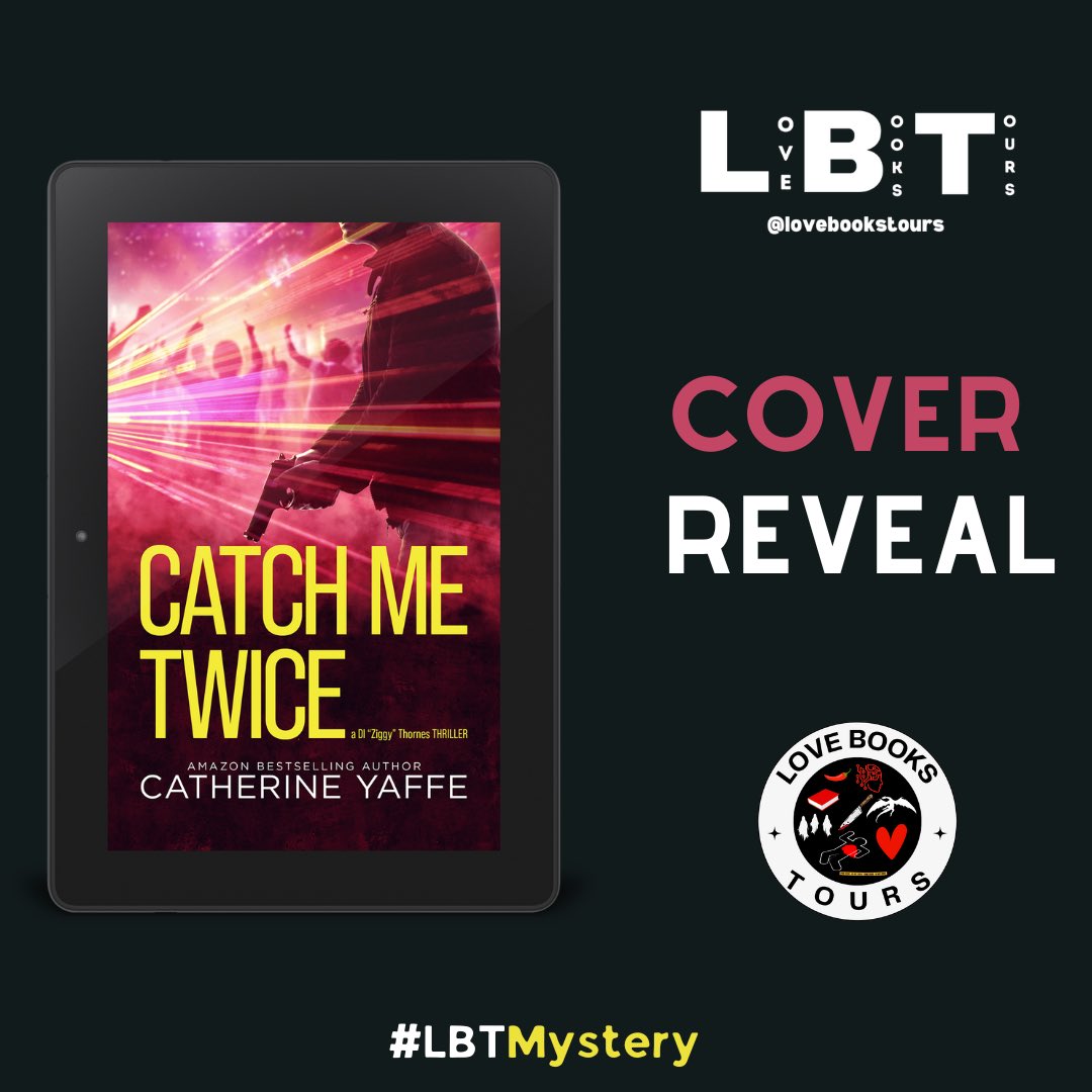 Cover reveal for Catch Me Twice by Catherine Yaffe This is Thriller / Crime / Mystery Looks amazing @cat_yaffe_author @lovebookstours  #CoverReveal #LBTCrew #Bookstagram