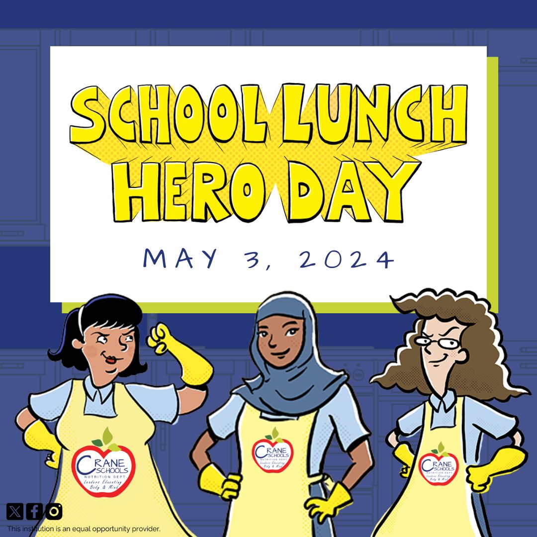 Our anticipation is growing as School Lunch Hero Day nears! 🌟🍽️ @CraneSchools #wearecrane #YumaAZ #YumaArizona #Yuma #AZschools #Yumacounty