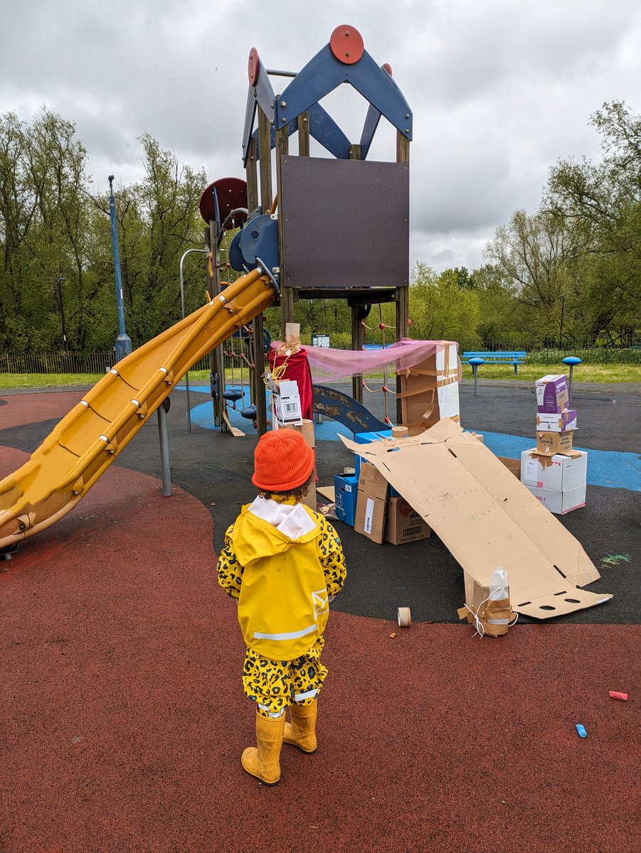 Budding designers, engineers, architects, creators of the future have made some improvements to Lewisham's Bellingham Play Park. What do you think? Castle ramparts, wide slides, boats and a cardboard cafe were just some of the suggestions children had for their playground.