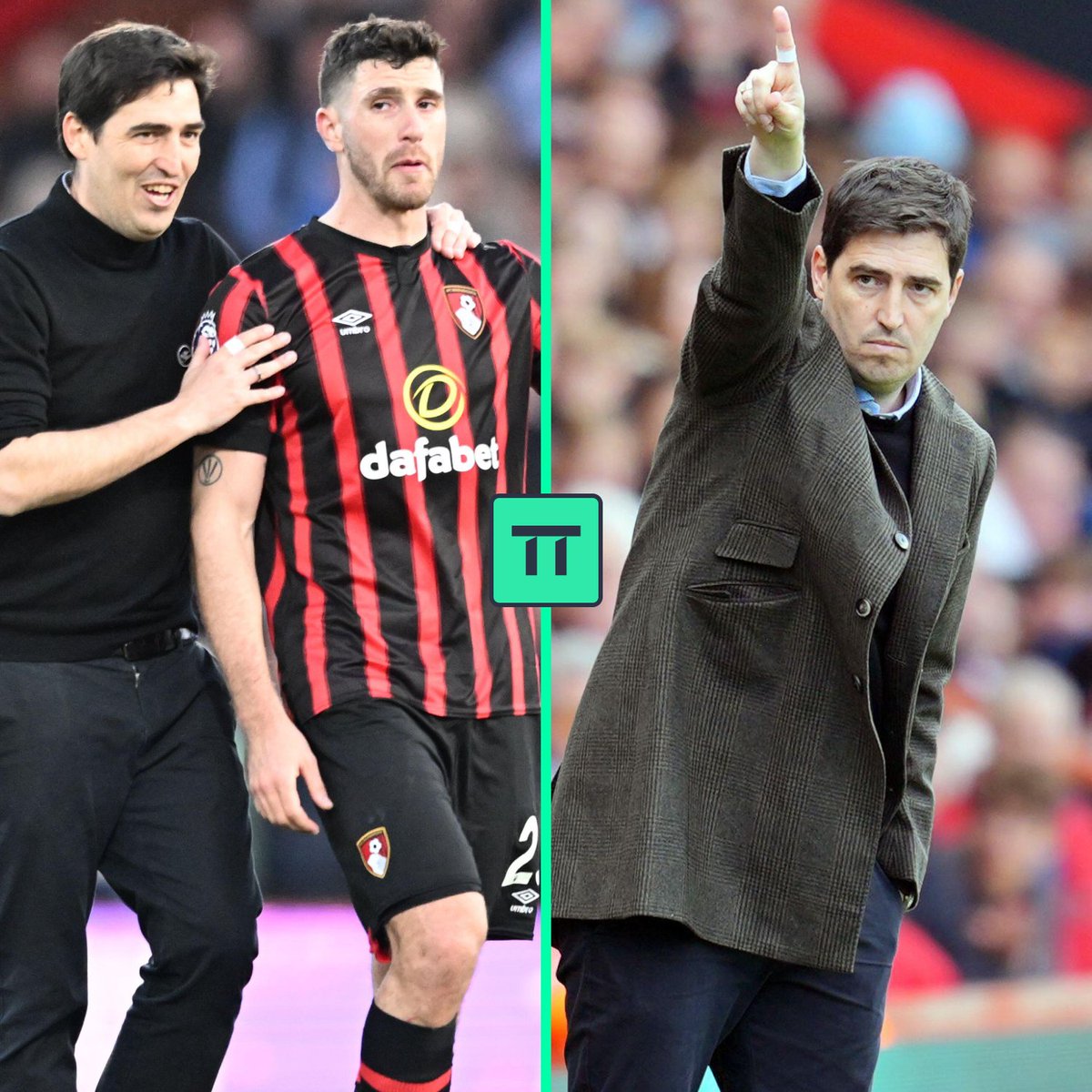 Andoni Iraola has to be a contender for Manager of the Season. Yesterday, he smashed the Bournemouth record PL points total with 48. 

Since the start of November, only the top 4 have won more points. A remarkable resurgence.

Can he mount a European charge next season? #AFCB 🍒