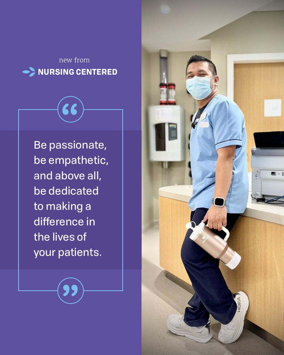 Raymond Kristopher Pagulayan believes he was called to be a nurse. Even after 15 years of service, he continues to focus on his mission to make a significant impact on the lives of others any and every chance he gets. Read his story on #NursingCentered » bit.ly/3WhjvrC