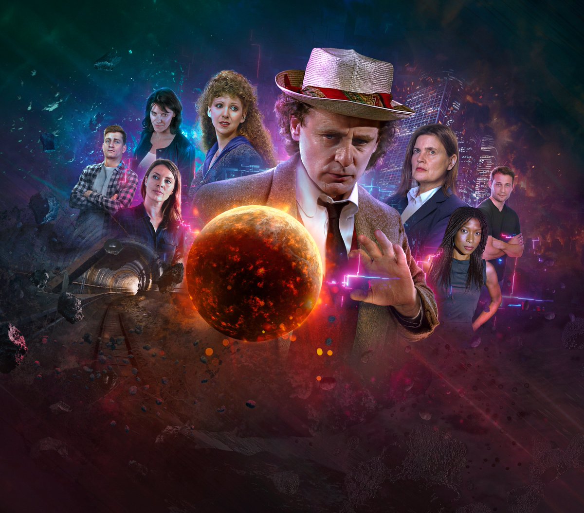 It's the final countdown!! 💥🌂 Here's the clean artwork for Part Two of the Seventh Doctor's Last Day! What an absolute honour as always to be able to do these - hope you enjoy! #DoctorWho @bigfinish