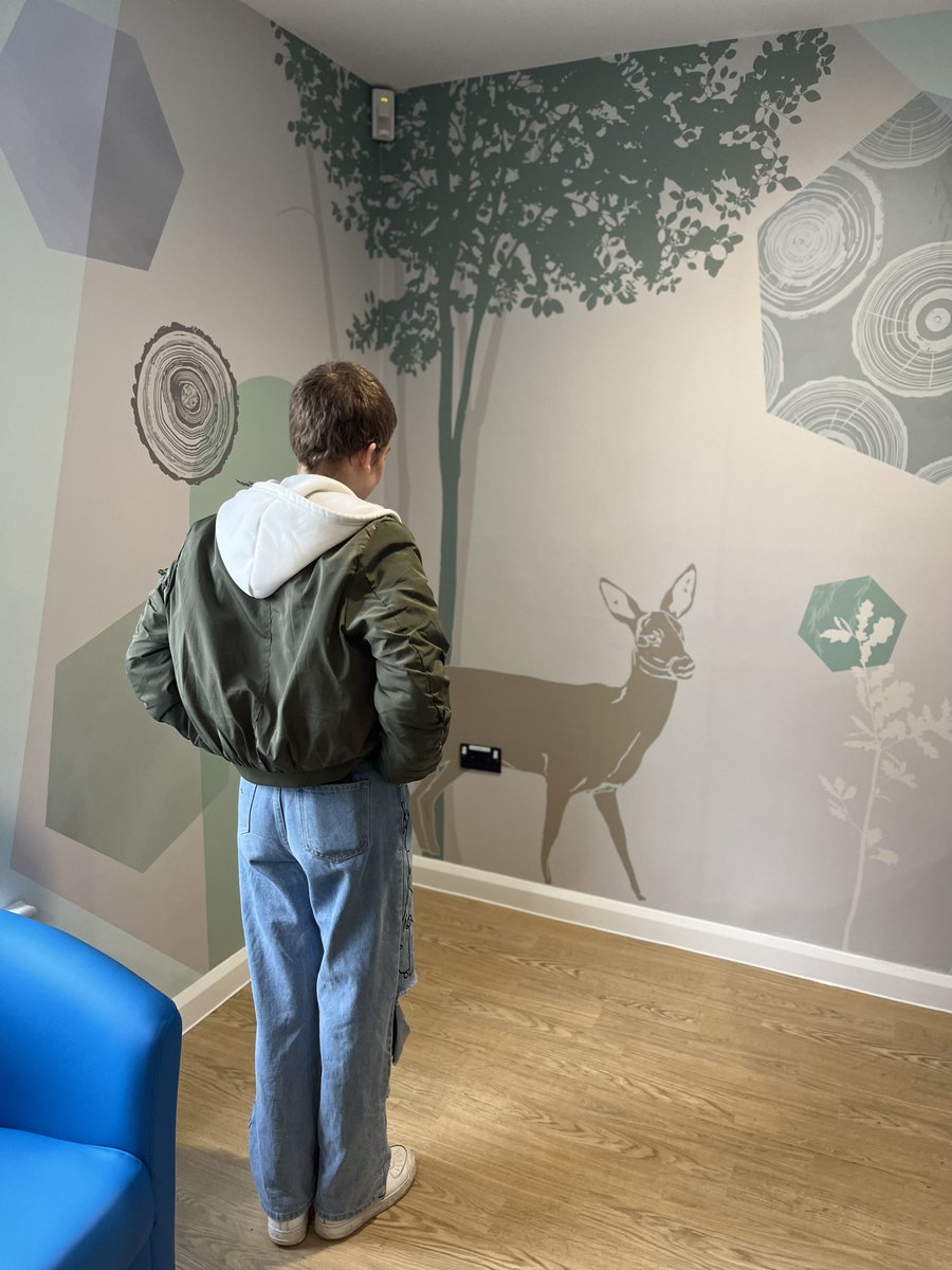 The Horizon Centre has been transformed thanks to new artwork from Kate Bond and our amazing Art for Life team. Taking inspiration from CAMHS service user Willow, the space is now more welcoming, helping make mental health services more approachable for children in Somerset💙