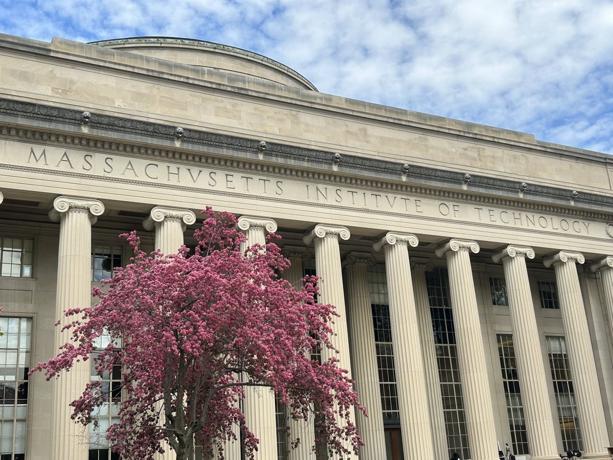 Spring has sprung on Killian Court 🌸 Photo: Mary Beth Gallagher