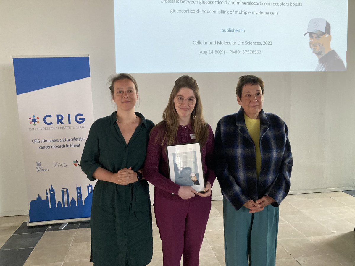 CRIG (@crighent) on Twitter photo We cannot imagine a more appropriate way to end our yearly symposium than with the <a href="/pvvlab/">Pieter Van Vlierberghe</a> award ceremony 💫. This year, Dr. Dorien Clarisse received the prize in the presence of Pieter’s family. Congratulations! 👏 We cannot imagine a more appropriate way to end our yearly symposium than with the <a href="/pvvlab/">Pieter Van Vlierberghe</a> award ceremony 💫. This year, Dr. Dorien Clarisse received the prize in the presence of Pieter’s family. Congratulations! 👏