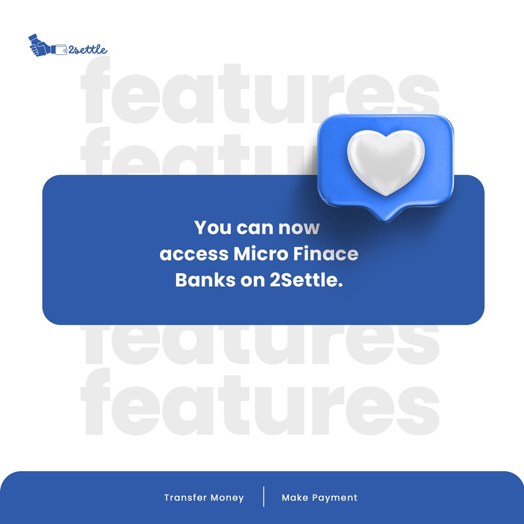 2Settle is expanding. It’s currently functioning in #Nigeria and will soon be across #Kenya #Ghana #Tanzania #Zambia Feature alert 🔔: you can now access Microfinance banks on 2Settle Chat Wale t.me/SettleHQ_bot to spend and send your #BTC #ETH #TRX #USDT #BNB #ZND…