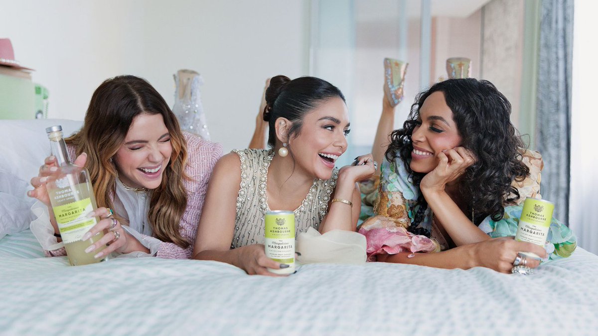 April 29, 2022: Vanessa Hudgens, Ashley Benson, and Rosario Dawson release their collaboration with Thomas Ashbourne for a new alcoholic beverage called The Margalicious Margarita.