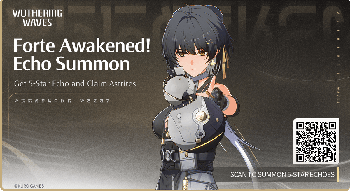 The brand new open-world ARPG, Wuthering Waves, is upcoming. Participate in the event to win the 5-Star Echo, Astrite, and other amazing rewards! #WutheringWaves 
…event-ehcoes-api.kurogames-global.com/share/3bdfdeef…