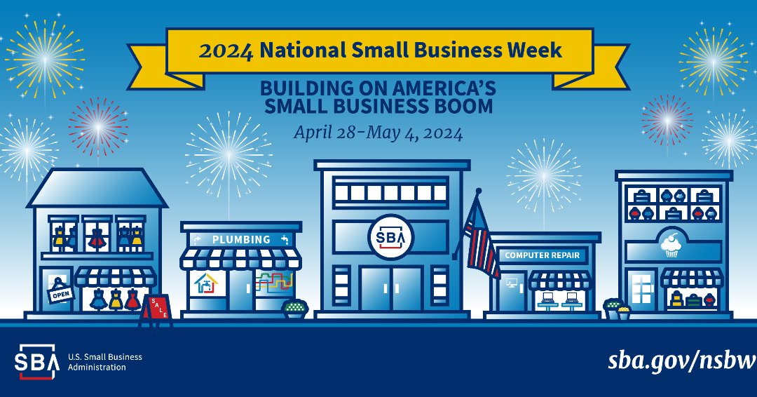 It is National Small Business Week! Did you know that community banks make more than 60% of all small business loans? As a community bank, we are invested in our communities and helping our local small businesses thrive!

#BankLocal