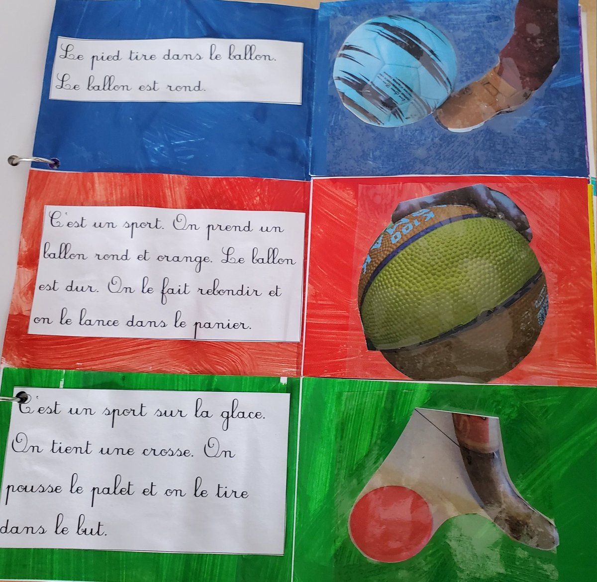 Un extrait de notre livre de devinettes sur le sport à la manière d'Alain Crozon.
Un gros travail en dictée à l'adulte avec les élèves. 
#JO2024 
@generation2024 
@brousse_claire
#arts #langage
#salondulivre2024