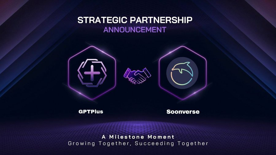 ♻ @GPTPlusAI collaborates with @Soon_verse ♻ The vision of the #SoonVerse is to incubate a batch of top-quality games, providing gamers a play-for-fun and play-to-earn experience and creating a low-threshold portal to the metaverse! 🔽VISIT soonverse.xyz #SCN1