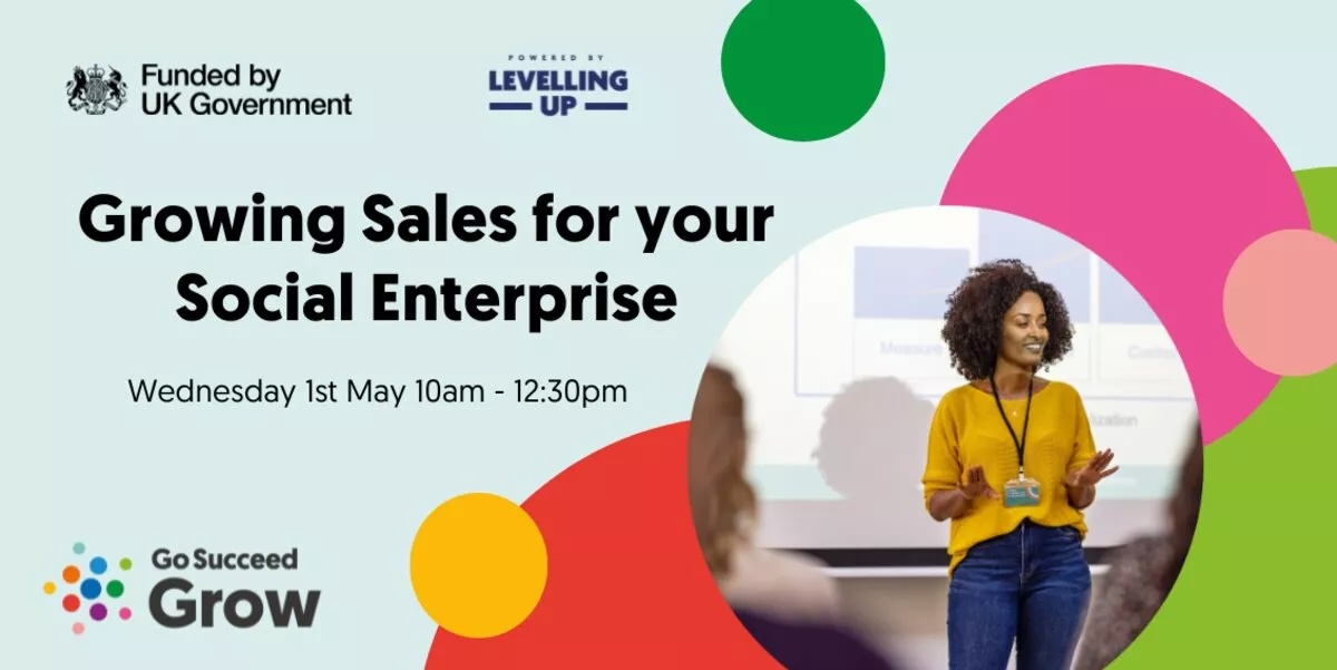 Learn how to grow your sales as a social enterprise 🌱 @gosucceed_ni is bringing you a #free online workshop to help you understand your market, the importance of social purpose in marketing and more. 🗓️Wed, 1st May ⏰10:00AM 🖥️Via Zoom Register now 👉 bit.ly/4biARsf