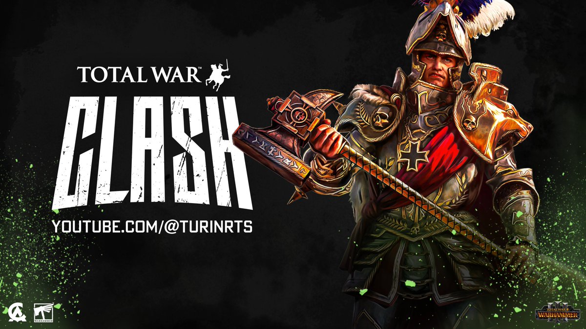 We're excited to announce the Total War: WARHAMMER III Community Clash tournament hosted by @TurinRTS is back! Join the live event on Saturday, 4th May at 6PM BST and see who will be the crowned the winner! 👉 youtube.com/@turinRTS