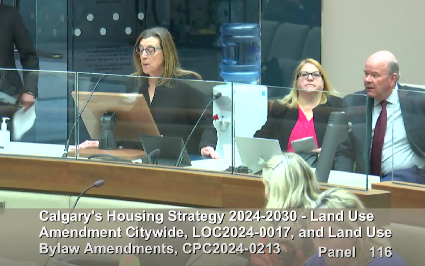 Speaker a 4th Generation Calgarian:
She gets it ALL in!
She calls on Council to align with other cities that have addressed Short Term Rentals (stealing stock from Calgarians)

Well done 👏