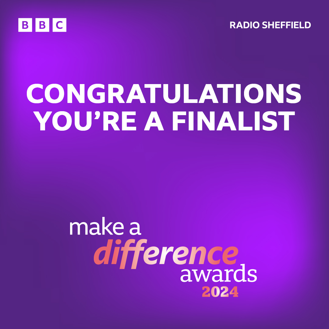 OMG!! I just been told that I am finalist at the #bbcmakeadifference awards for the Carer category: Awarded to someone who improves the life of an individual or group of people through their helpfulness, compassion and support. 😀
