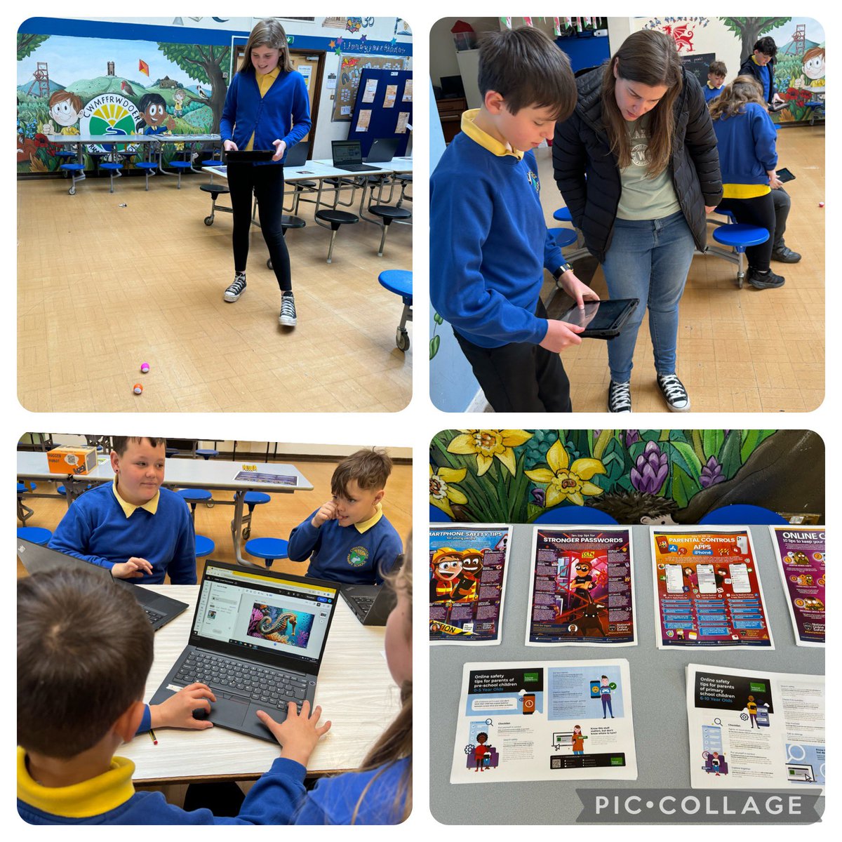 Cwmf_MrPhillips's tweet image. The Cwmffrwdoer Digital Leaders enjoyed sharing different technology today during our ‘Digital Coffee Morning’. @cwmffrwdoer #coding #computationalthinking #ArtificialIntelligence #onlinesafety 🤖💻