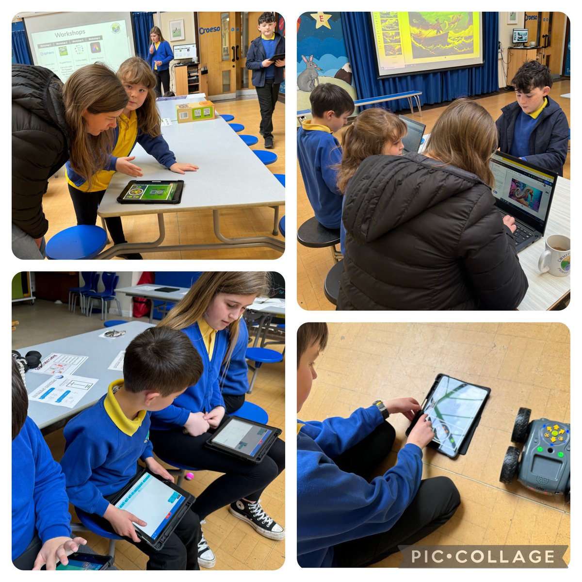 Cwmf_MrPhillips's tweet image. The Cwmffrwdoer Digital Leaders enjoyed sharing different technology today during our ‘Digital Coffee Morning’. @cwmffrwdoer #coding #computationalthinking #ArtificialIntelligence #onlinesafety 🤖💻
