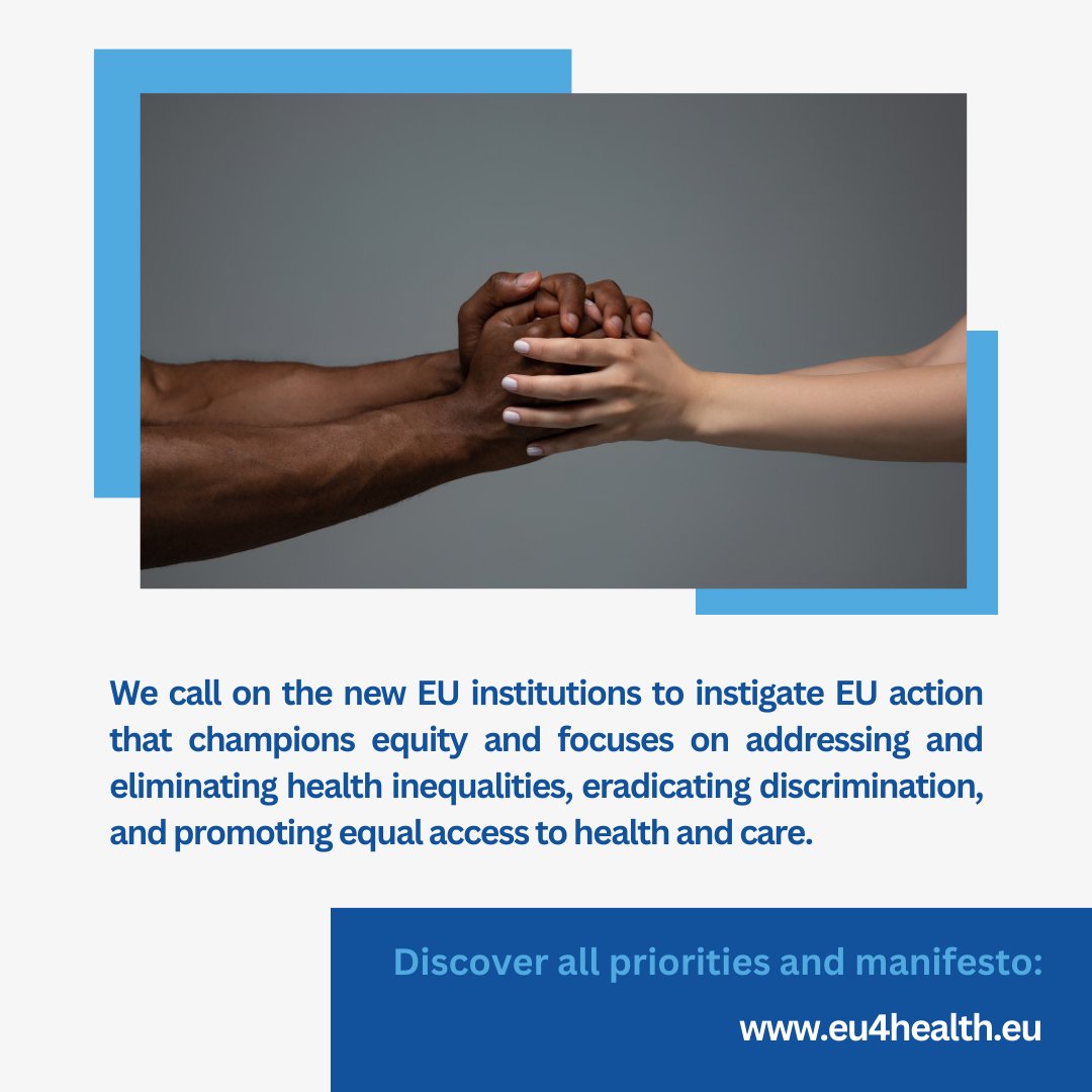 5️⃣weeks until the 2024 European elections: health must stay high on the political agenda. #UseYourVote4Health Discover the 6th priority outlined by the #EU4Health Civil Society Alliance. #PublicHealth #EuropeanPriorities #EuropeanElections #HealthIsAPoliticalChoice