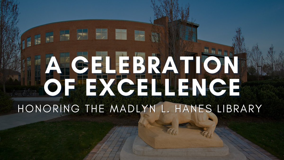 (Virtual event): Join in celebrating @PSUHarrisburg's Madlyn L. Hanes Library, recognized as the 2023 Library of the Year. Meet Faye A. Chadwell, Dean of @psulibs and Scholarly Communications, and David M. Callejo Pérez, interim chancellor of Penn State Harrisburg. RSVP to…