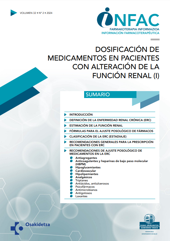 sefh_'s tweet photo. 📍💊Dosificación de medicamentos en pacientes con alteración de la función renal - Boletín #INFAC
El deterioro de la función renal puede afectar a seguridad y eficacia de los medicamentos, por lo que ajuste de dosis en insuficiencia renal es fundamental
https://t.co/ufGXrtLPn8 https://t.co/tym2ofX1hM