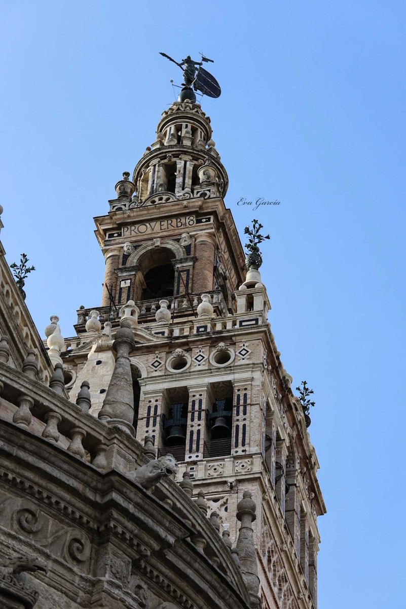 📌 Una visita imprescindible cuando estés en #Sevilla: La Giralda. 📸 (IG) evagarcia_fotografias #ViveAndalucía #AndalusianCrush