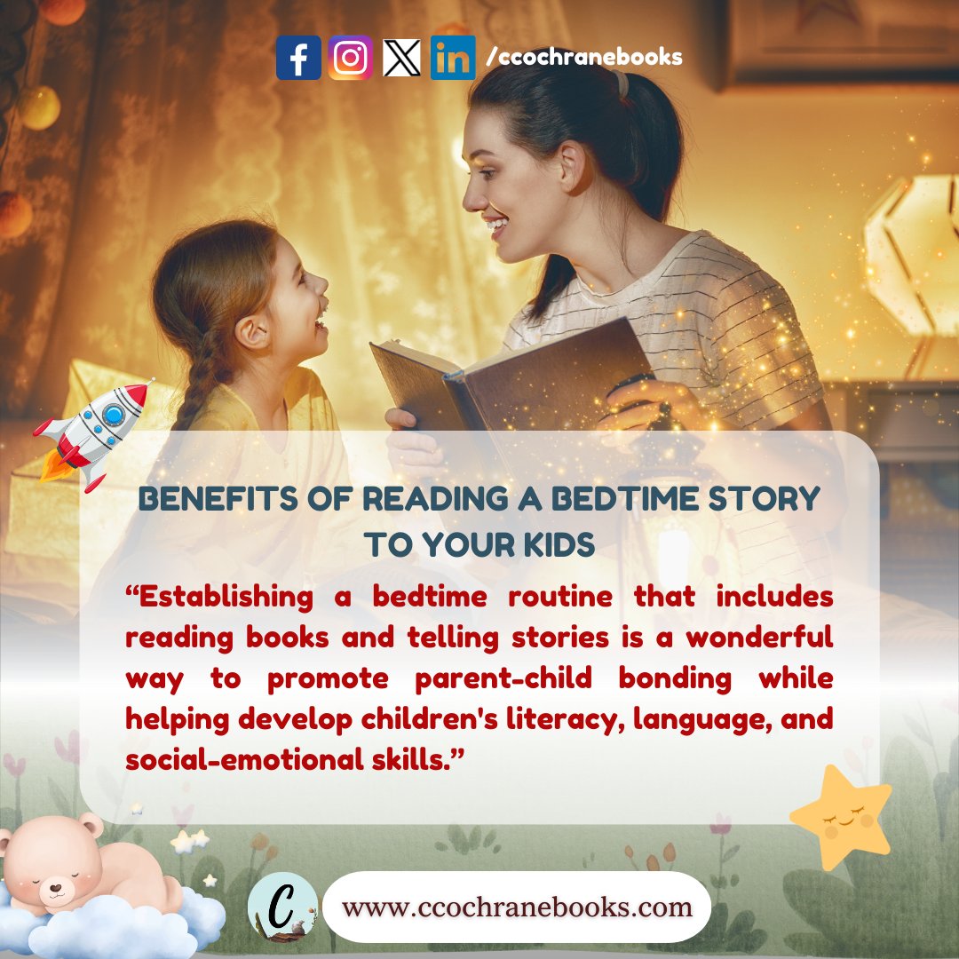 Bedtime stories offer more than just sweet dreams; they provide numerous benefits for your children! From enhancing their imagination to refining their language skills.

Share below your most favorite and unforgettable bedtime story!

#BedtimeStories #ParentingJoys #FamilyTime