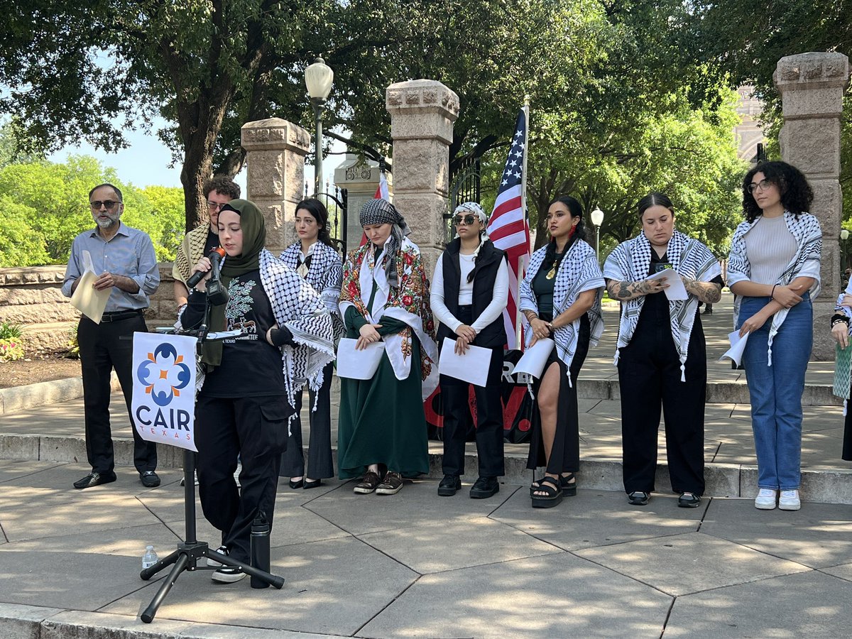 HAPPENING NOW: What’s labeled as a “student-run” press conference, students and advocates who were arrested last week at UT Austin are condemning their arrests, as well as the suspension of Palestine Solidarity Committee from campus.