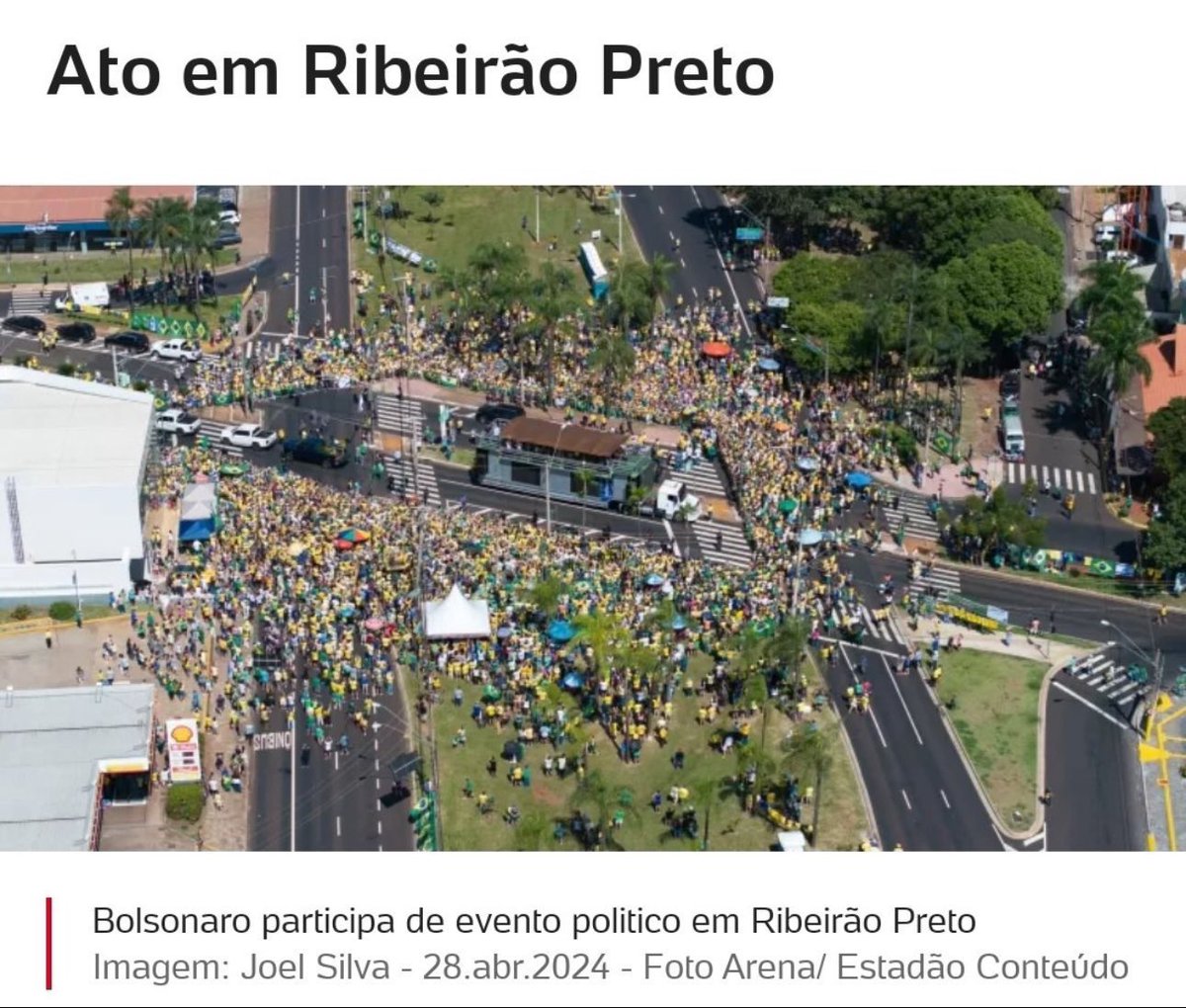 No entorno do Bolsonaro, o que se fala é que ele duvida cada vez mais da capacidade que tem de atrair multidões às ruas. Depois do último fim de semana, deve estar em pânico.