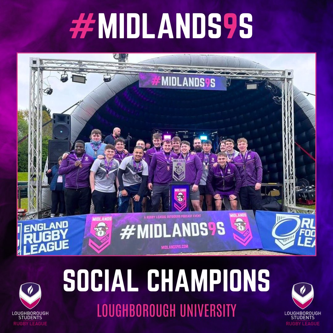 In a thrilling match at the Midlands9s Festival, Loughborough Students Rugby League triumphed over Sherwood Wolf Hunt in the Social Men's final, securing a 10-8 victory. 🏅🎉 #Midlands9s #Rugbyleague