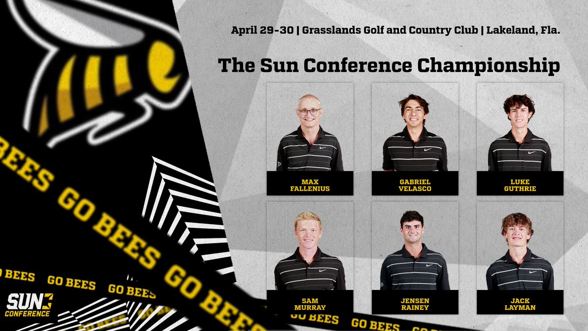 It's GAME DAY!! Men's Golf competes in the Sun Conference Championship TODAY and TOMORROW!! Go Bees!!

#gobees #feelthesting #scadathletics #scadgolf #sunconference #naiamgolf #scad