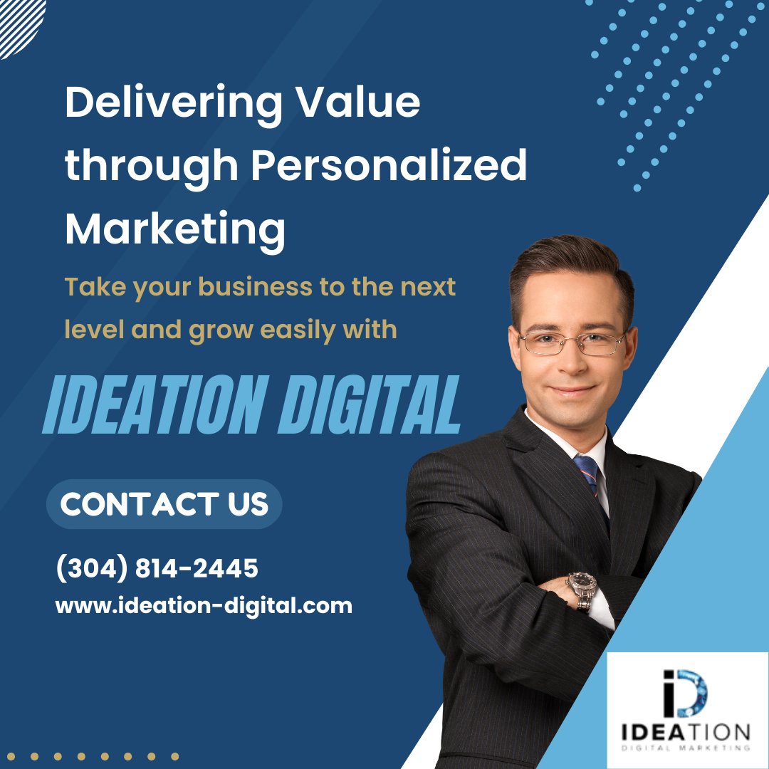 Unlock the Power of Personalized Marketing and Propel Your Business to New Heights! At Ideation Digital, we understand the importance of delivering tailored strategies that resonate with your audience. 🚀 #PersonalizedMarketing #BusinessGrowth #IdeationDigital