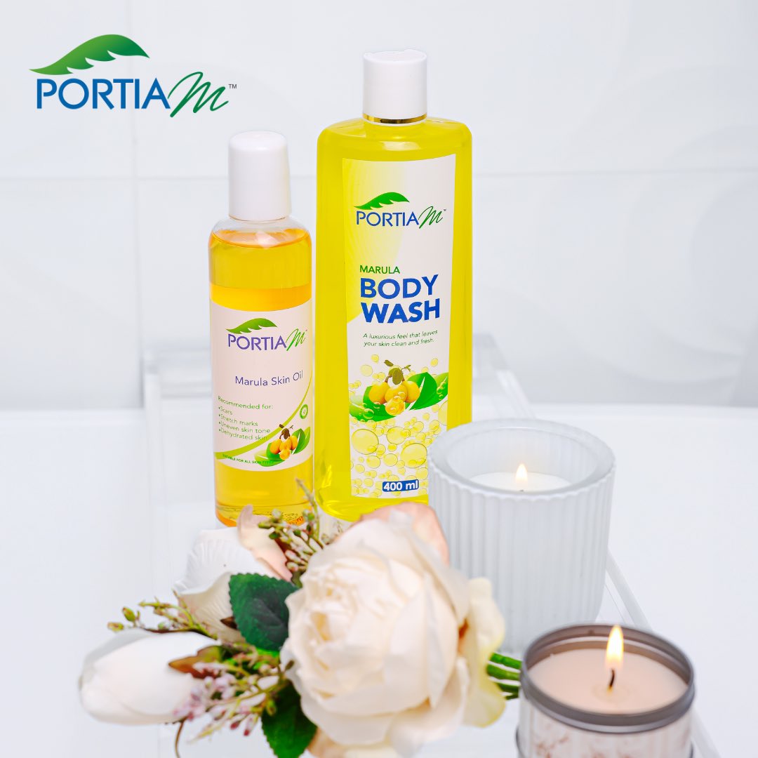 Get our Portia M - Marula Body Wash a mild body wash enriched with the ancient Marula oil which will give your skin a luxurious feel that leaves your skin clean and fresh

#ShareTheGlow 
#PortiaMSkinCare

portiamss.com