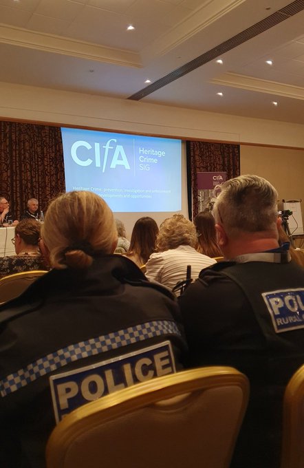 Thank you to everyone who has worked to create @CIfA_HC and who attended the sessions on #HeritageCrime Too many partners, new and old to do a full list but @cadwwales @HeritageCrime @MSDSMarine @cheshirepolice @WestMerciaOCC and @InstituteArch . This is only the beginning!