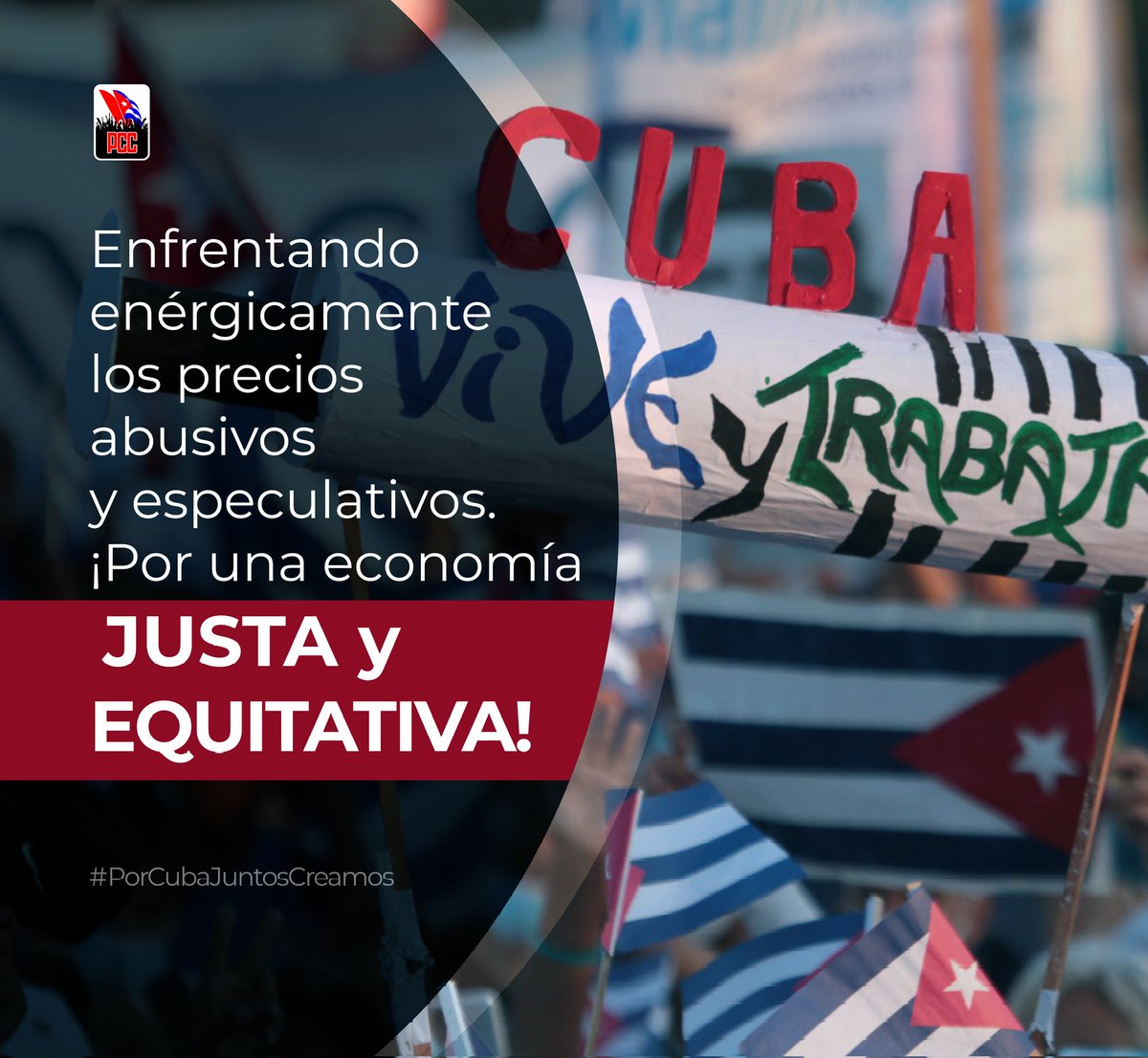 Partido Comunista de Cuba (@partidopcc) on Twitter photo La batalla económica se ganará con el esfuerzo y el trabajo consagrado de todos. #PorCubaJuntosCreamos La batalla económica se ganará con el esfuerzo y el trabajo consagrado de todos. #PorCubaJuntosCreamos