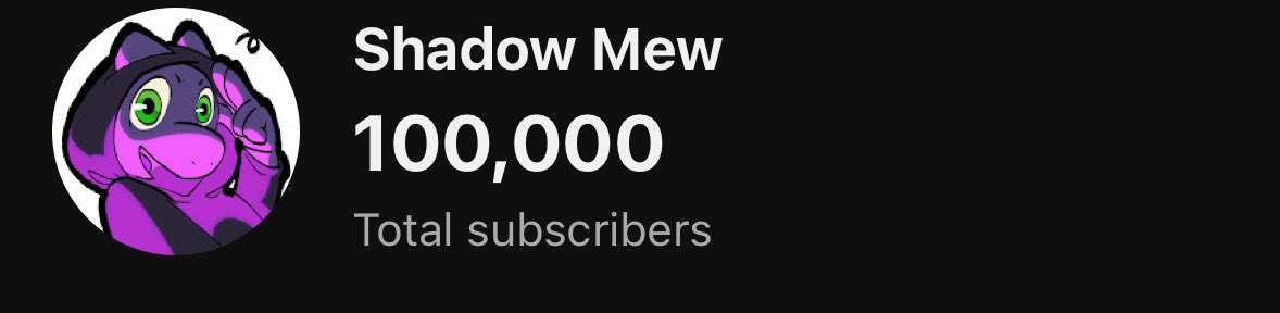 shadowmew7's tweet photo. I HIT 100K OH MY WIRD IM SO EXCITED AHHHHHHH https://t.co/FSMjHDFhCj