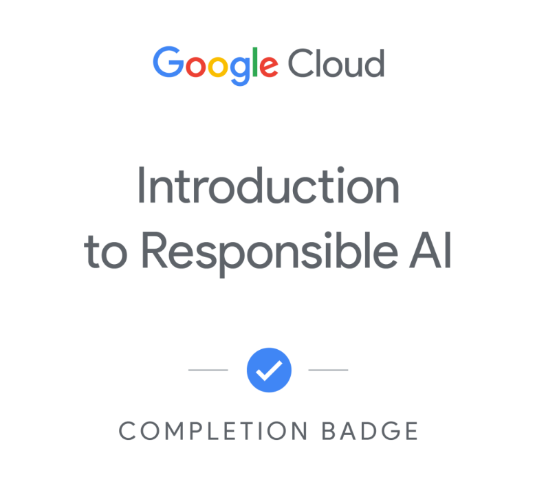 Excited to announce I've completed Google's 'Introduction to Responsible AI' course! This is a crucial topic in today's world, and I'm looking forward to putting this knowledge into practice. #ResponsibleAI #GoogleAI

cloudskillsboost.google/public_profile…