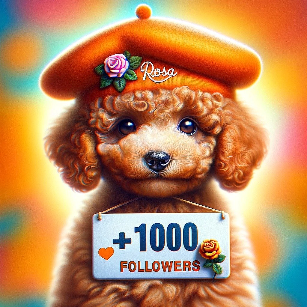 🐕 🌟 #ROSA fam, we just crossed 1K followers! Huge shoutout to each and every one of you for joining us on this wild ride! 🎉🎈 🐕 1.000 takipçiyi geçtik! Bu muhteşem yolculukta bize eşlik eden herkese çok teşekkürler. 🎉🎈