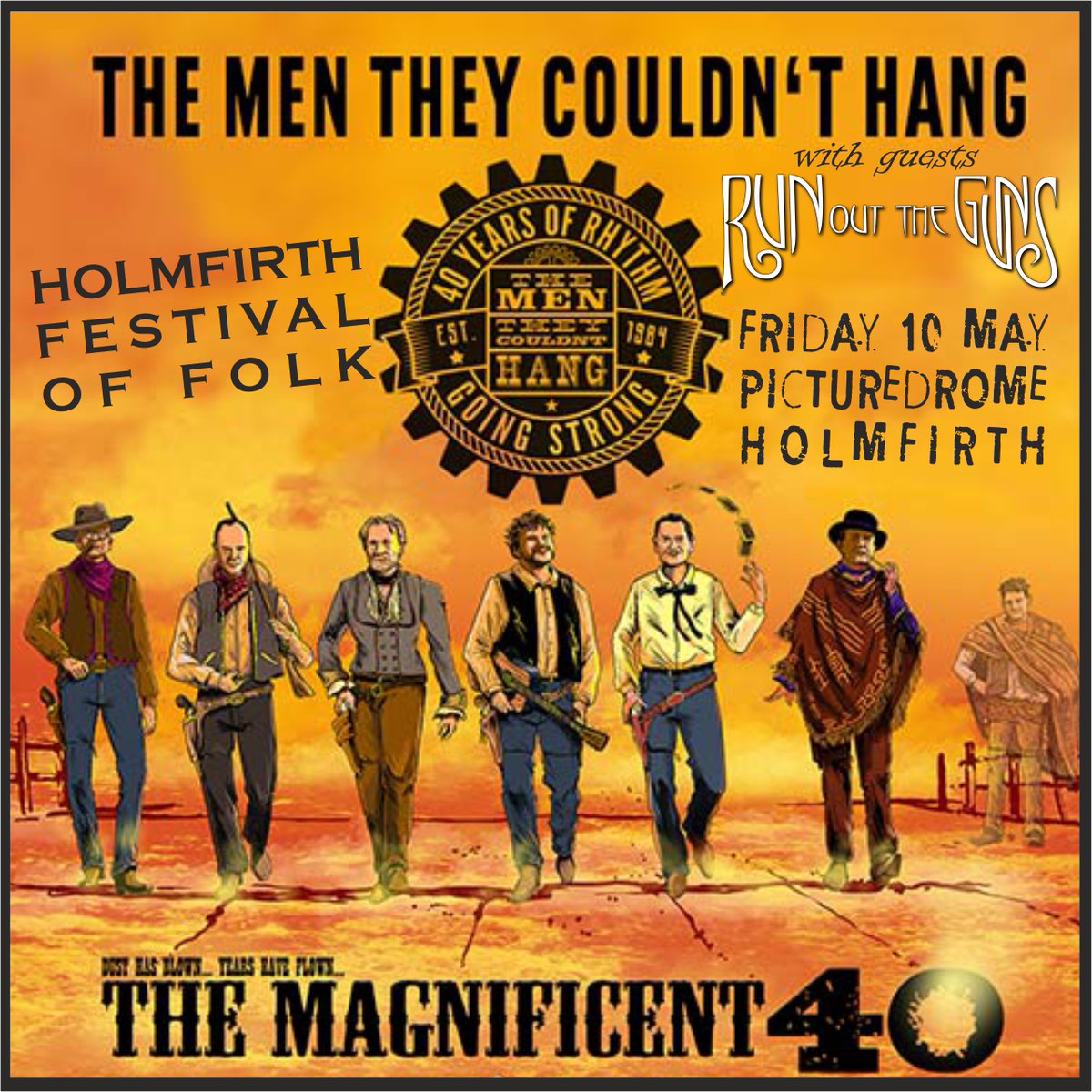 We're really looking forward to this one! Its been a few years since we shared a stage with TMTCH. Festival of Folk at The Picturedrome & Box Office, Holmfirth. Not one to be missed!
#irishmusic #ROTG #runouttheguns #holmfirthpicturedrome #livemusic #enjoythecraic #TMTCH