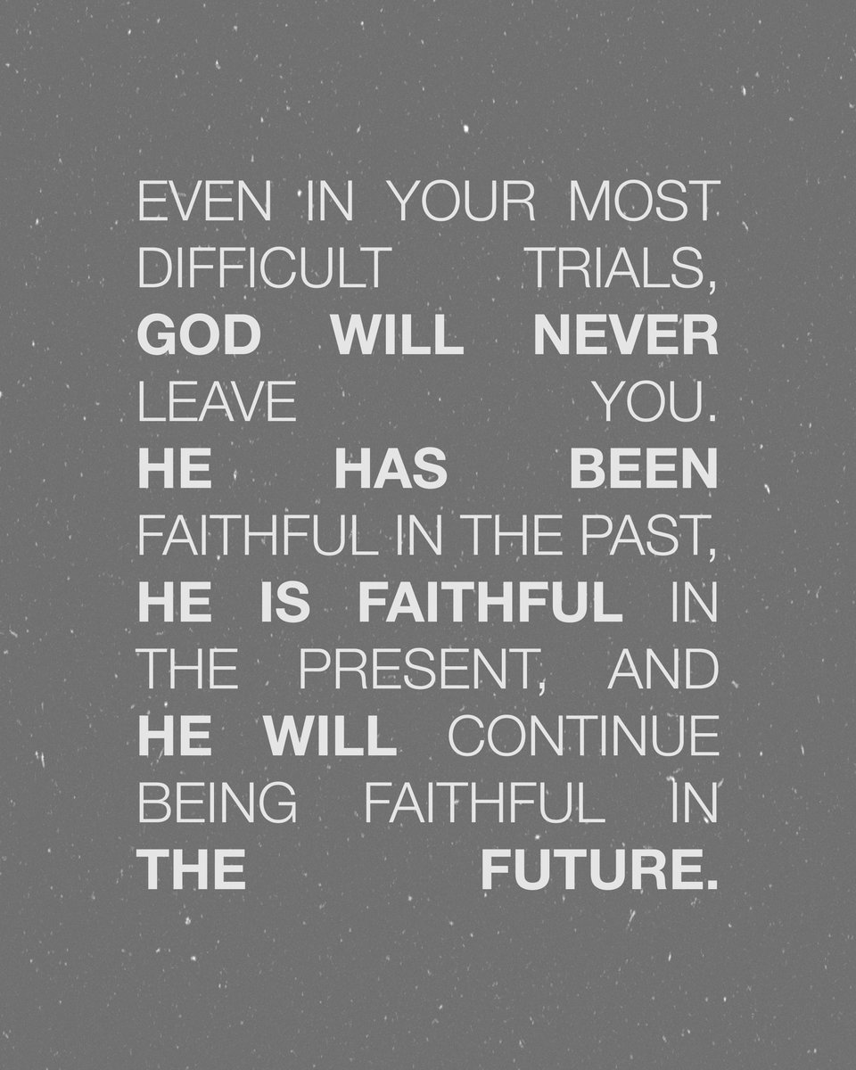 God is for you, with you, and loves you dearly. Walk in that confidence today 💛 Be strong and courageous; don’t be terrified or afraid of them. For the Lord your God is the one who will go with you; he will not leave you or abandon you. Deuteronomy 31:6