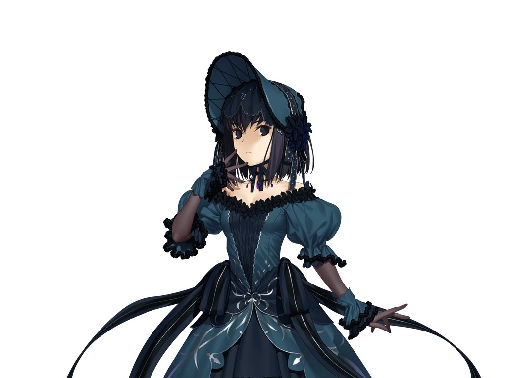 Alice new ascension sprite, really like this look of her , kinda witchly gothic yet at the same time classy