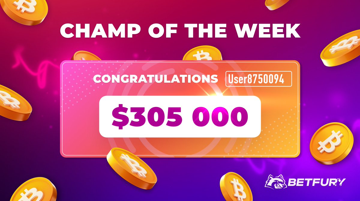 🏆How to win $305K in #BTC in sports without being an athlete? Place combo bets like our #champion! Congratulations on another combo bet, King👑 💸Don't put off your #success until tomorrow. Win right NOW: → betfury.tv/_Sports_Betting