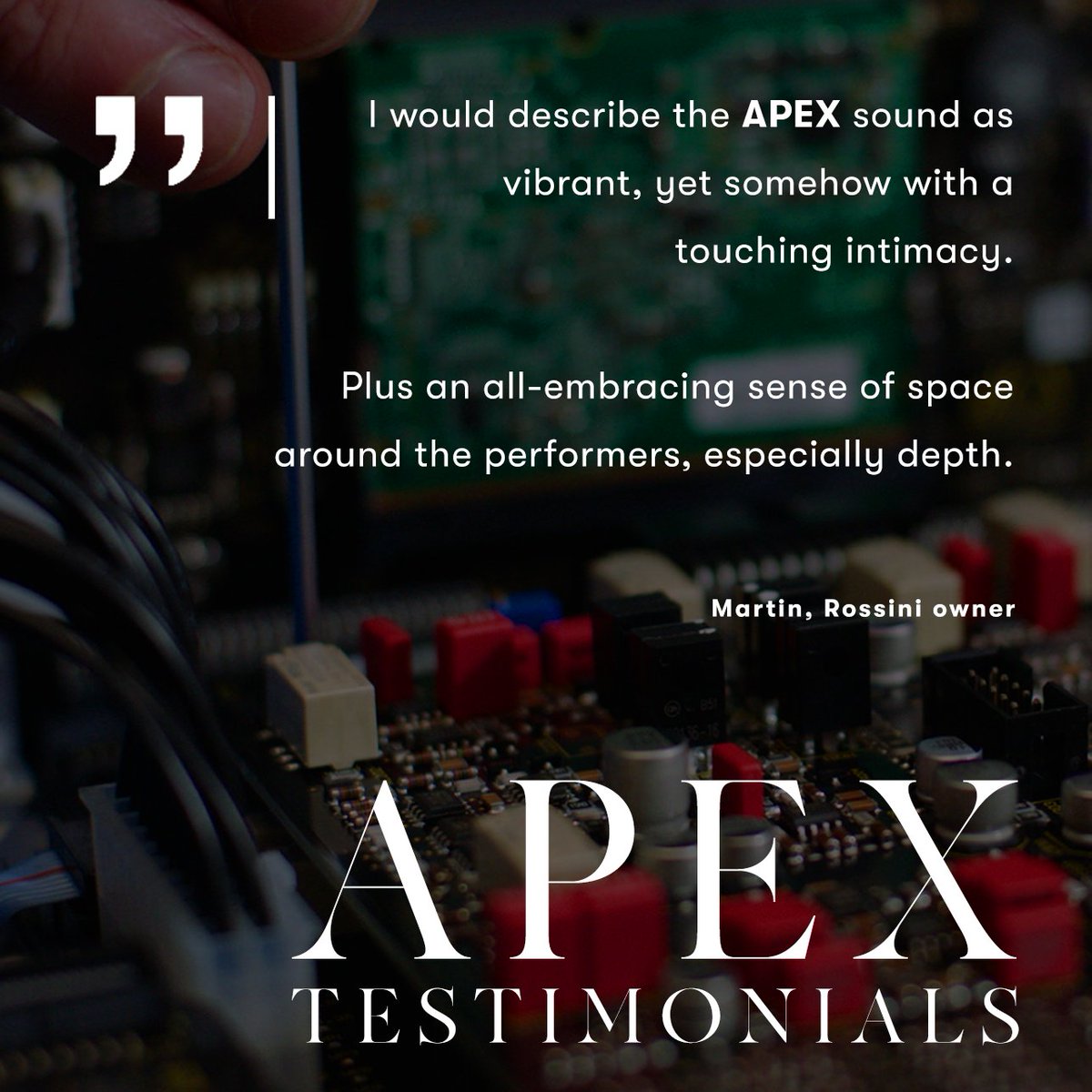 It’s now easier than ever to learn more about APEX upgrades with our dedicated web page. Find reviews, owner testimonials & info on the upgrade process at dcsaudio.com/apex-upgrade #hifi #audiophile #dCSAPEXUpgrade