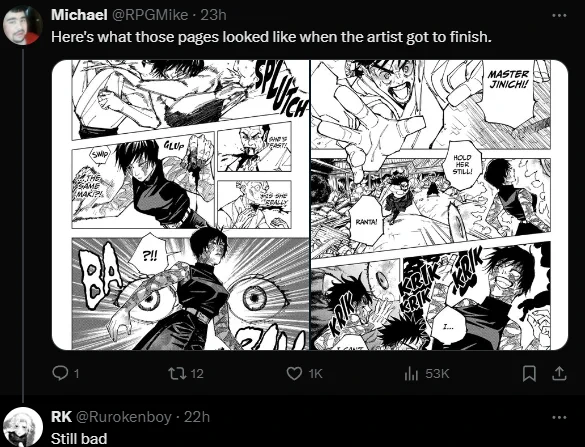 @an_M_T_clip and even gege go out of their way to redraw these panels and this is what they have to say. being disrespectful is cool to these kids i guess 
