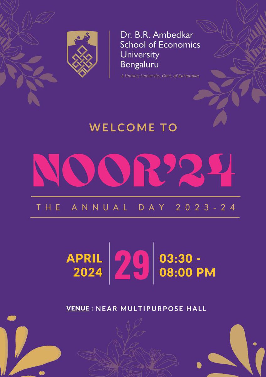 Dr. B R Ambedkar School of Economics University tweet media