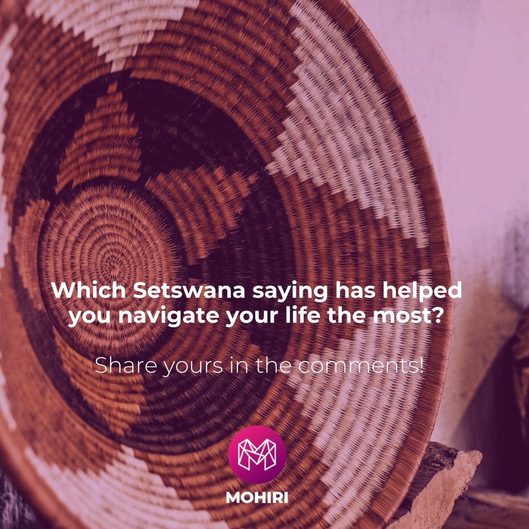 mohiribw's tweet photo. Hey Ditsala! 👋 

Old sayings often offer timeless wisdom. What's one that guides your life?

Comment down below!

#Mohiri #DiBonwaKae *230# https://t.co/3iFTiX7kVw